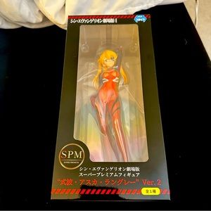 New Evangelion The Movie Asuka Shikinami Langley Ver 2 SPM Figure New in Box!